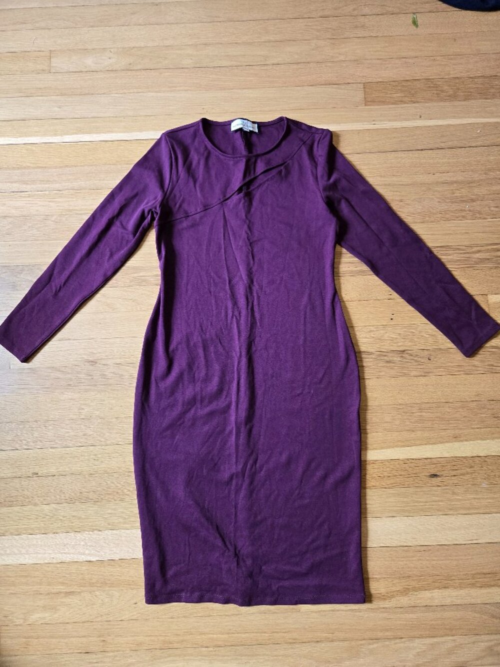 Purple Bodycon Dress